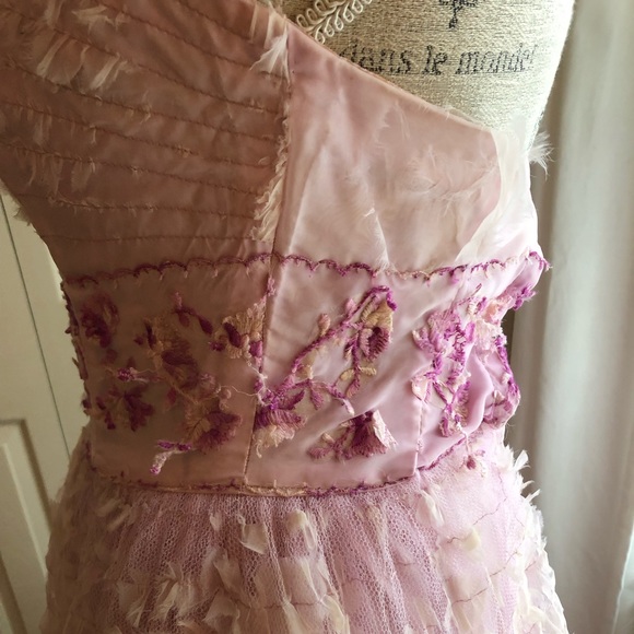 VINTAGE light pink/ purple prom dress! - Picture 3 of 7